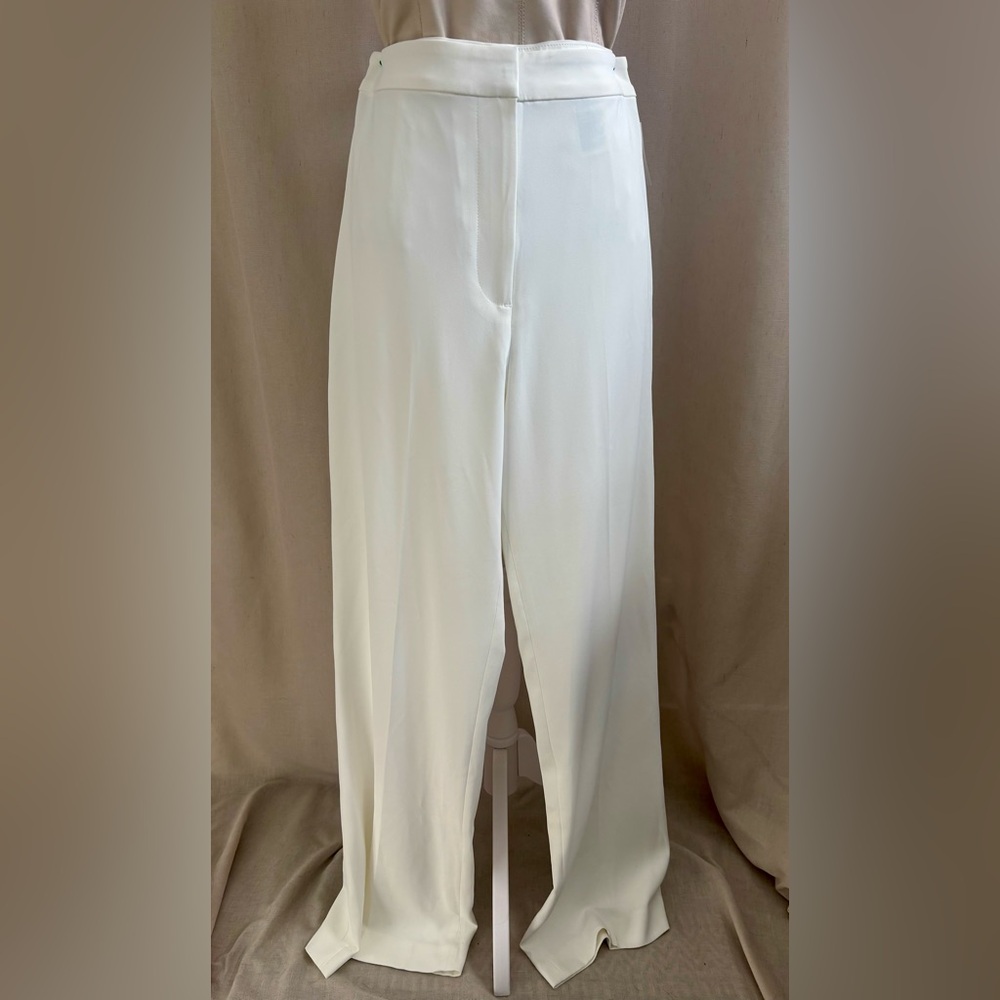 H&M White Wide Leg Pants NWT